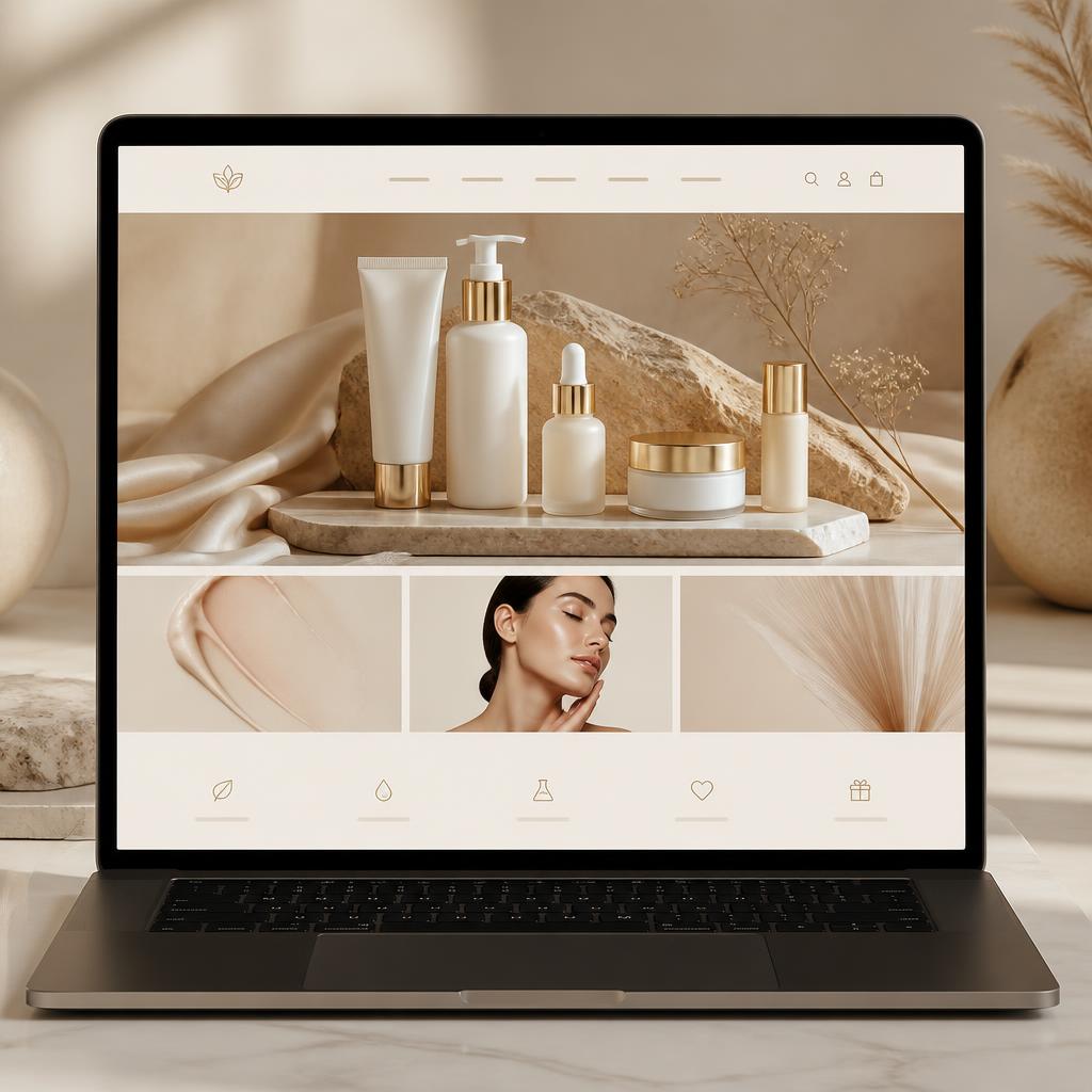 Site Essenza: Cosméticos: página de vendas de produtos